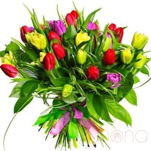 Spring Song Tulips Bouquet (Regular)